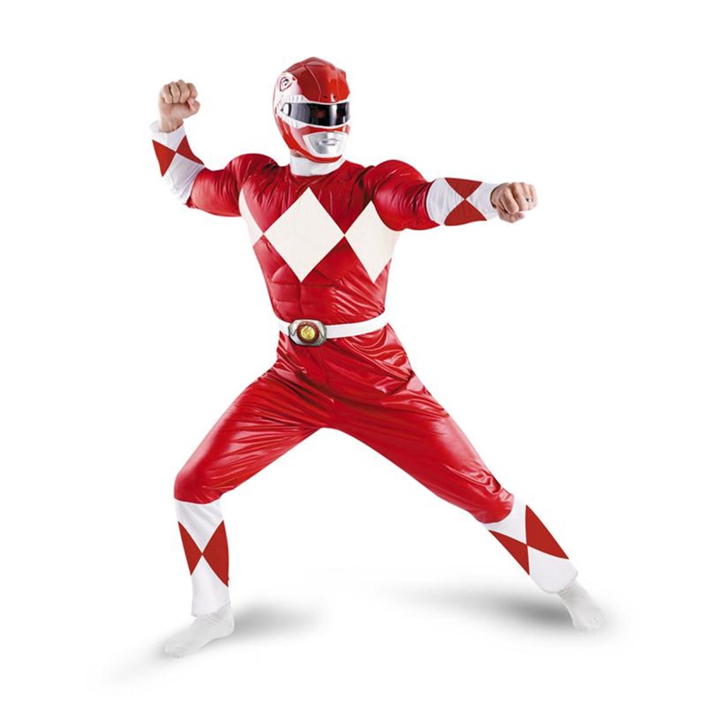 Picture of Power Rangers Red Ranger Classic Muscle Adult Mens Costume