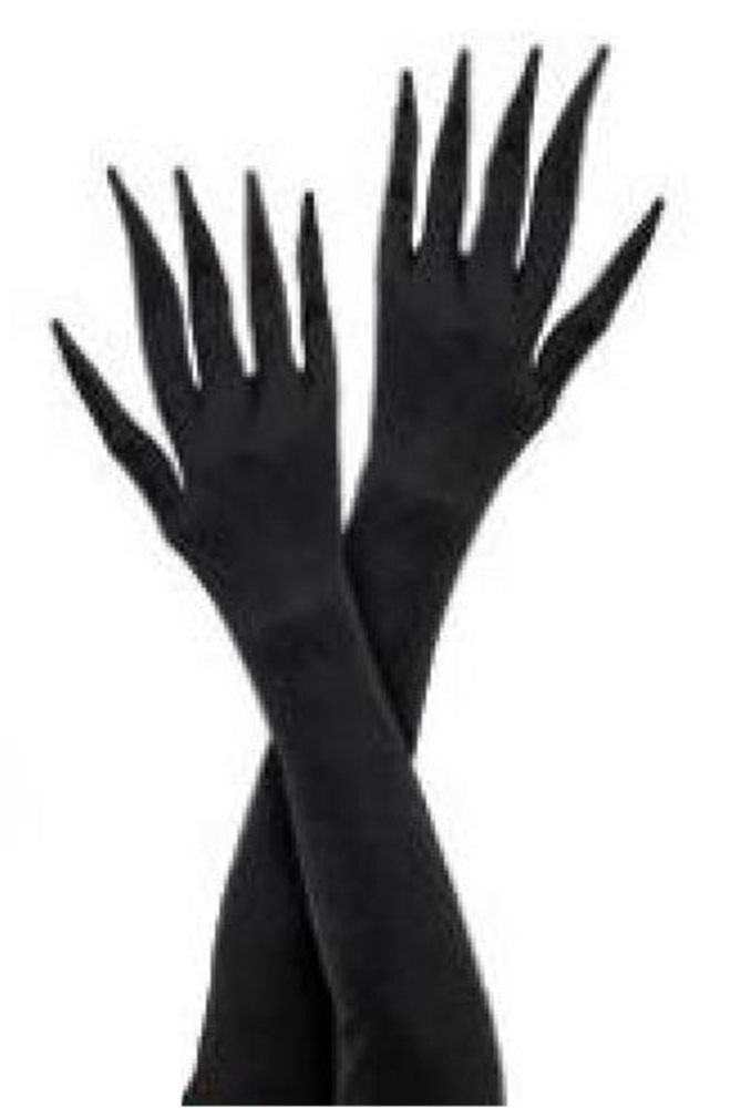 Picture of Thy Evil Court Full Length Black Gloves