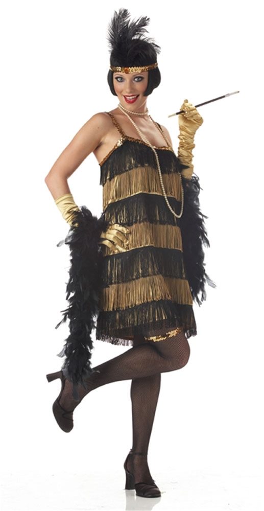 Picture of Jazz Honey Black Gold Adult Womens Costume