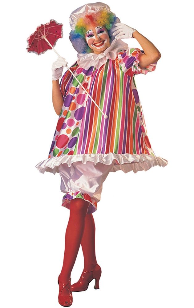 Picture of Betty Brite Clown Adult Womens Costume