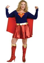 Picture of Supergirl Adult Womens Plus Size Costume