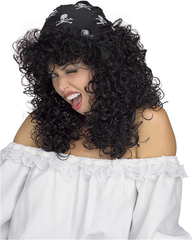 Picture of Sexy Pirate Black Wig 