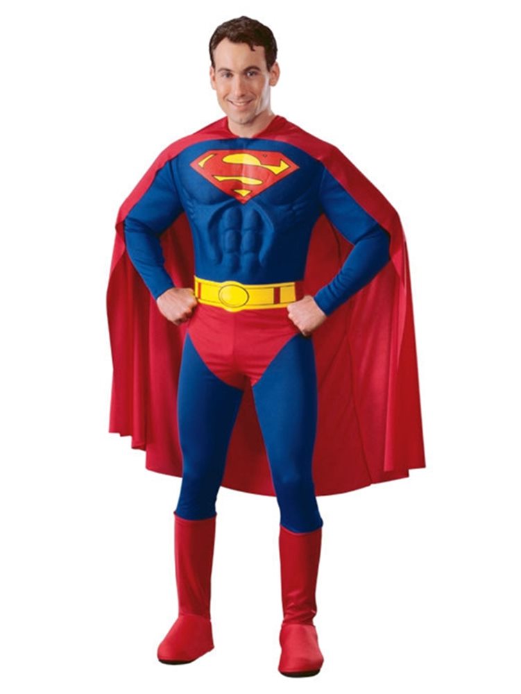 Picture of Muscle Chest Superman Deluxe Adult Mens Costume