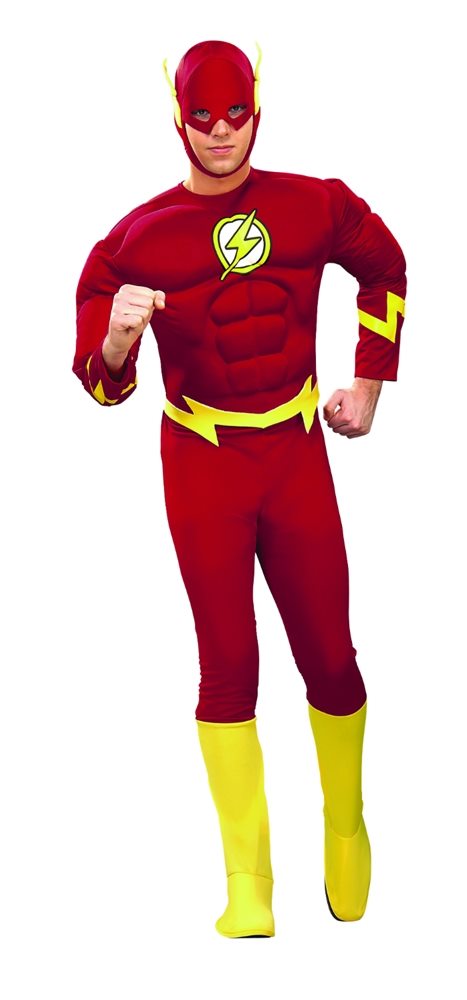 Picture of The Flash Deluxe Muscle Chest Adult Mens Costume