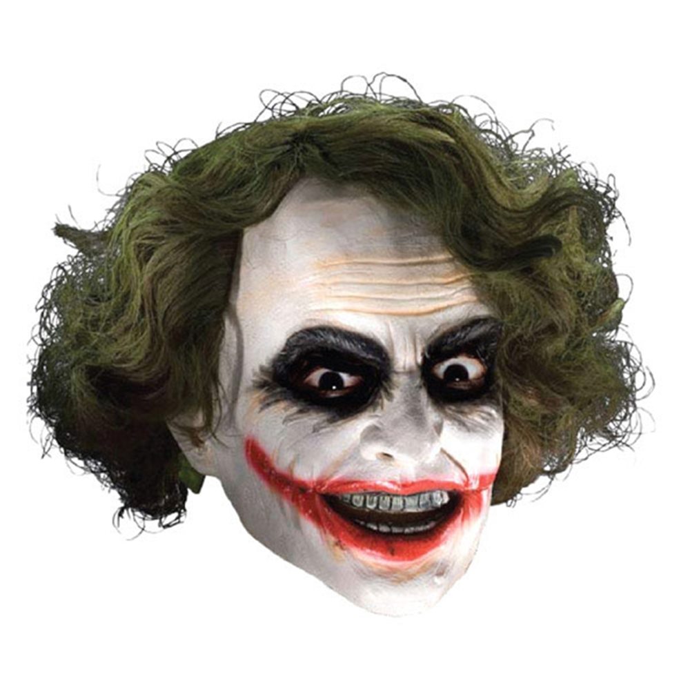 Picture of Joker Child Vinyl Mask with Hair