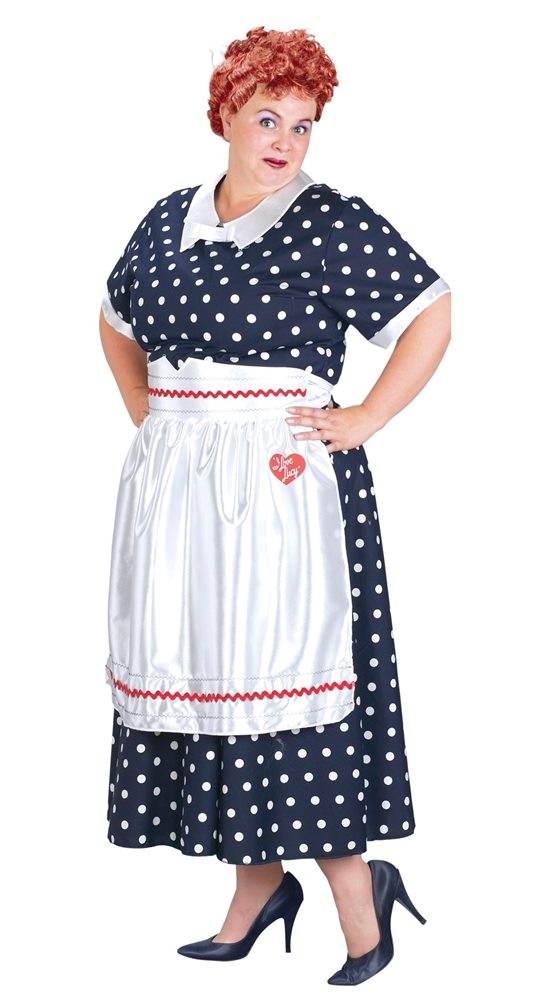 Picture of Lucy Polka Dot Dress Adult Womens Plus Size Costume