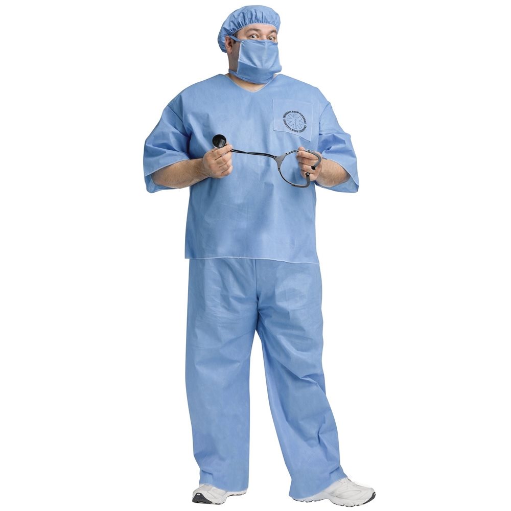 Picture of Doctor Doctor! Adult Mens Plus Size Costume