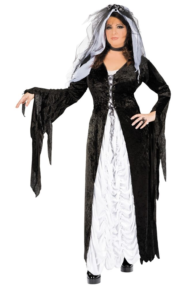 Picture of Bride of Darkness Adult Womens Plus Size Costume