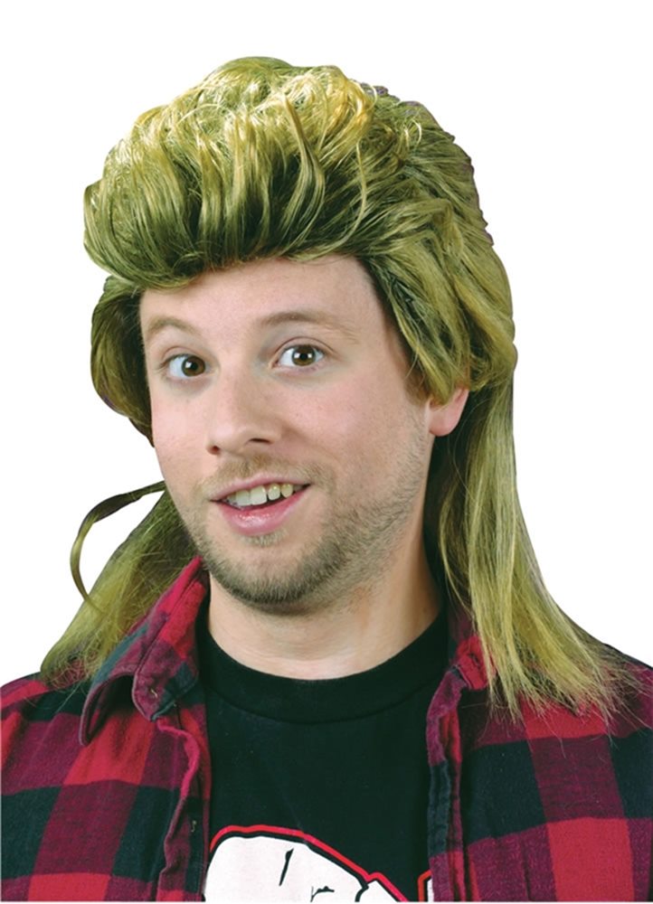 Picture of Blonde Mullet Wig