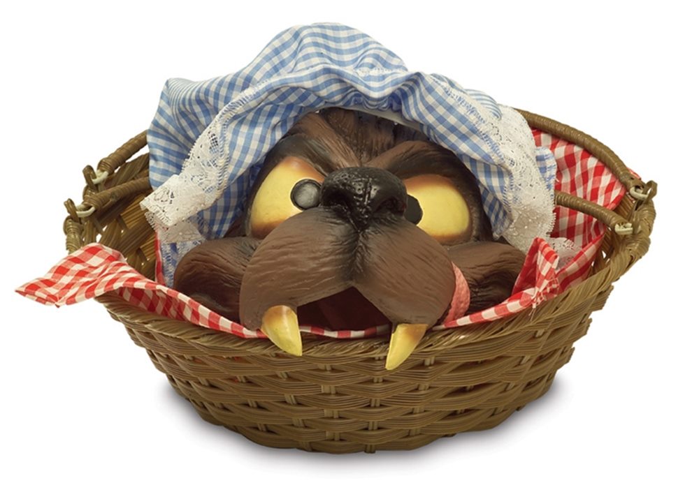 Picture of Basket with Wolfhead