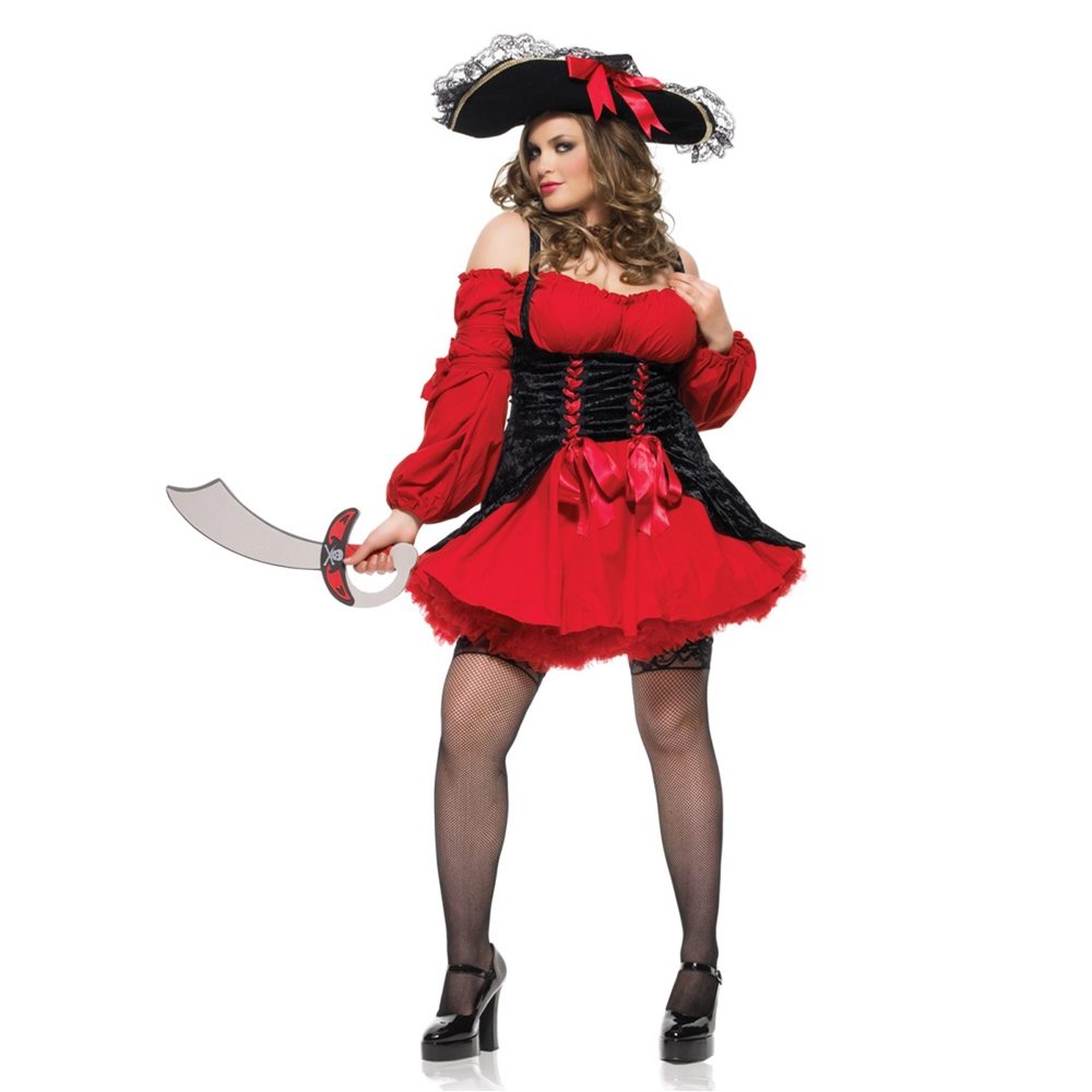 Picture of Vixen Pirate Wench Plus Size Adult Womens Costume