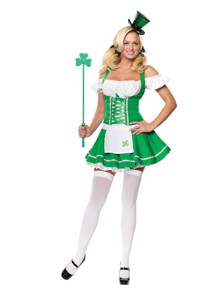 Picture of Lucky Lass Adult Womens Costume