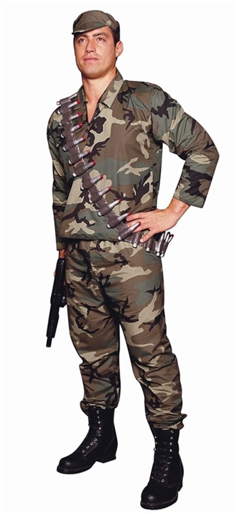 Picture of Camouflage Army Commando Costume