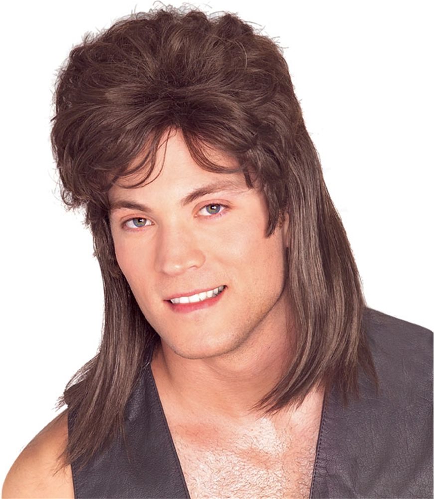 Picture of Brown Mullet Wig 