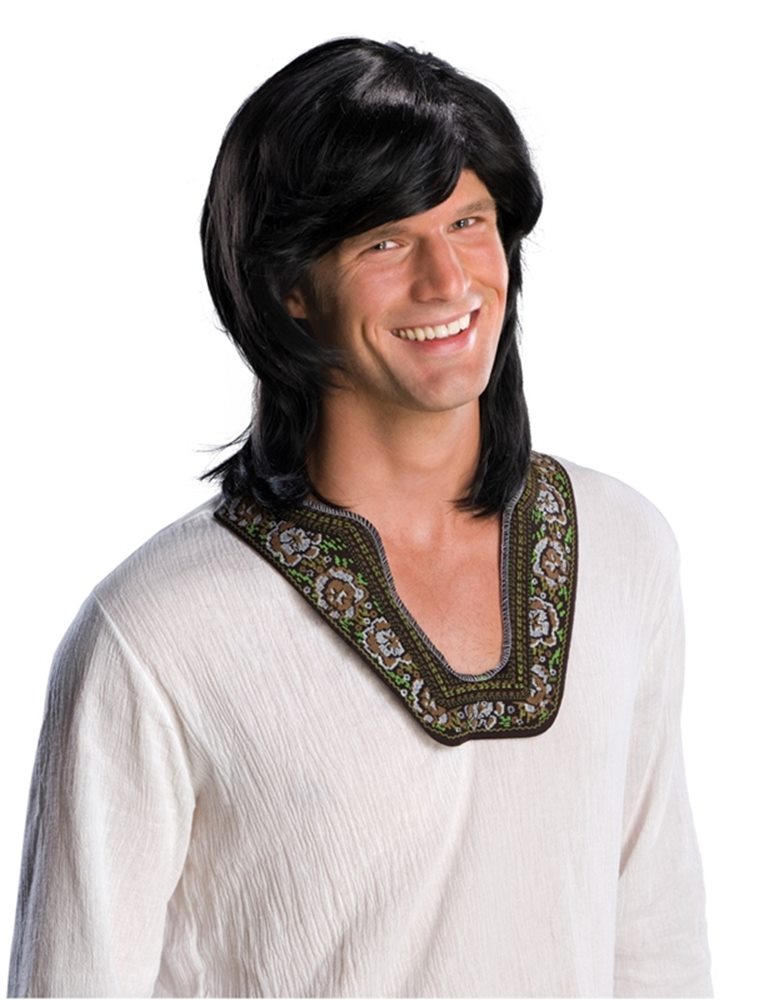 Picture of 70s Guy Black Wig