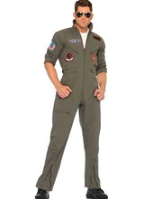 Picture of Top Gun Jumpsuit Adult Mens Costume