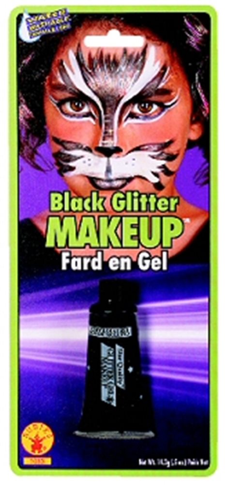 Picture of Black Glitter Makeup