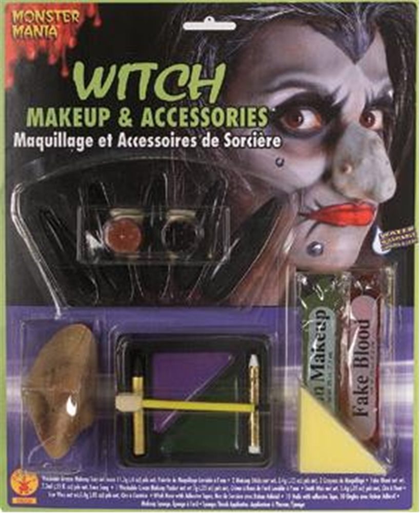 Picture of Witch Makeup and Accessories Kit