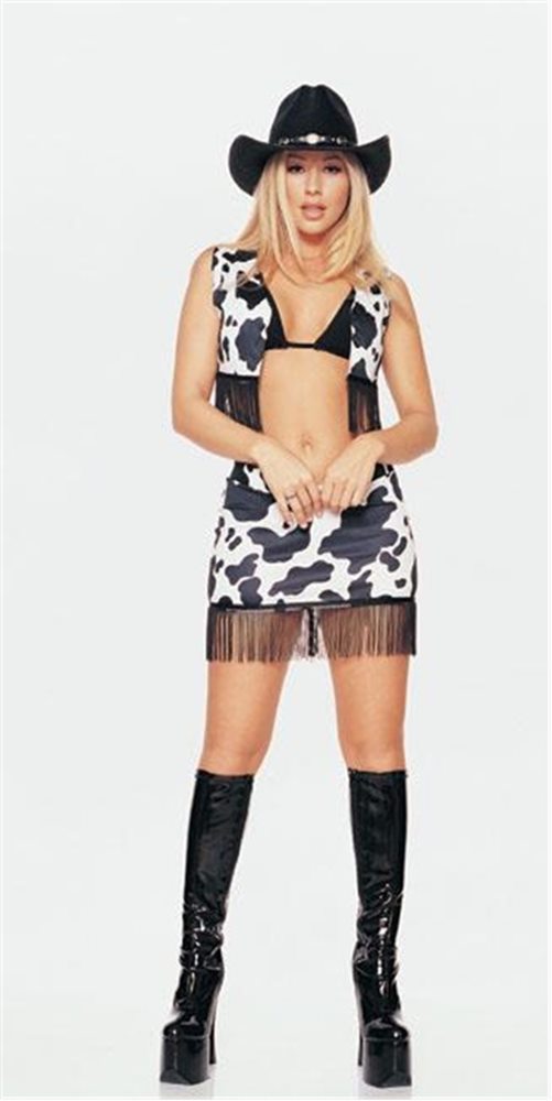 Picture of Sexy Cow Girl 3pc Costume