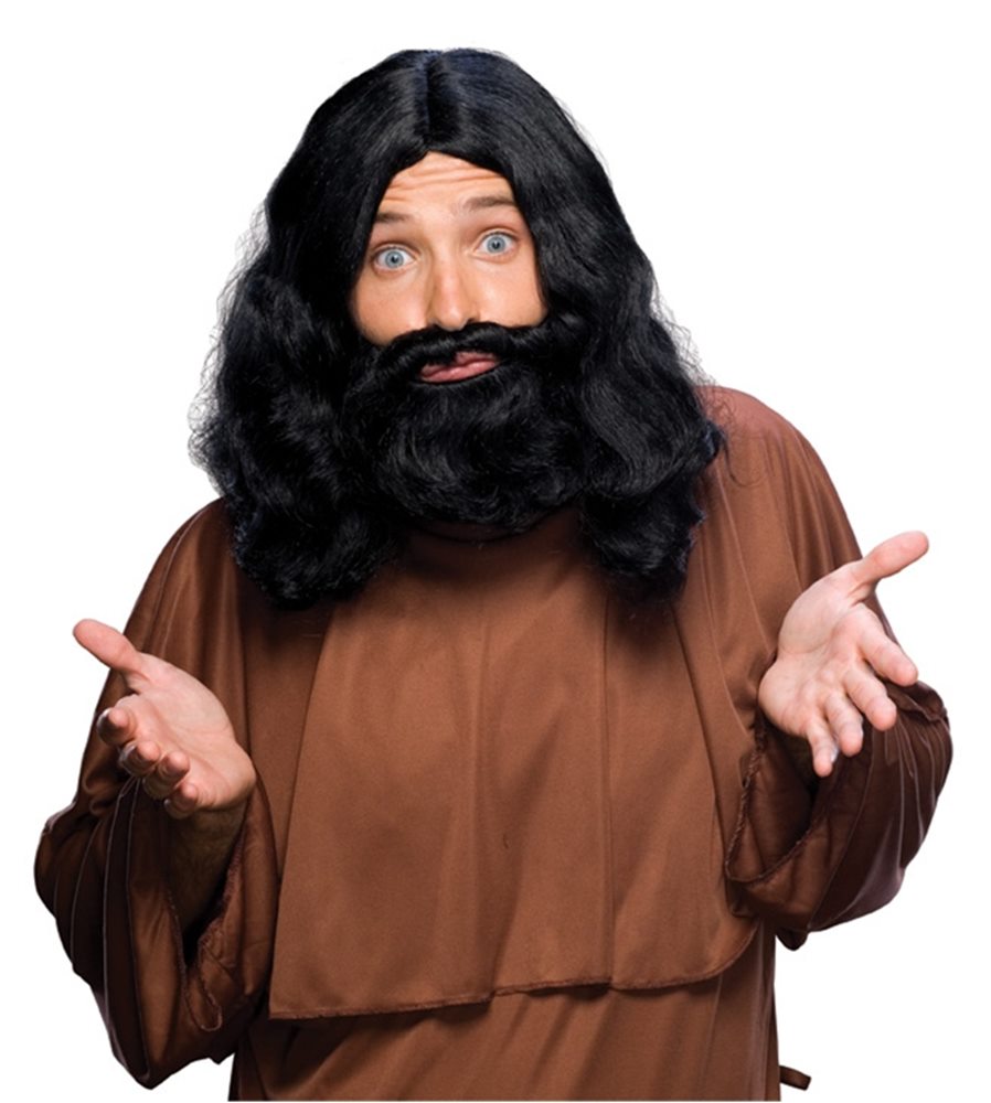 Picture of Black Biblical Wig and Beard Set