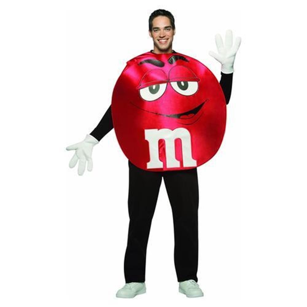 Picture of M&M Red Poncho Teen Costume