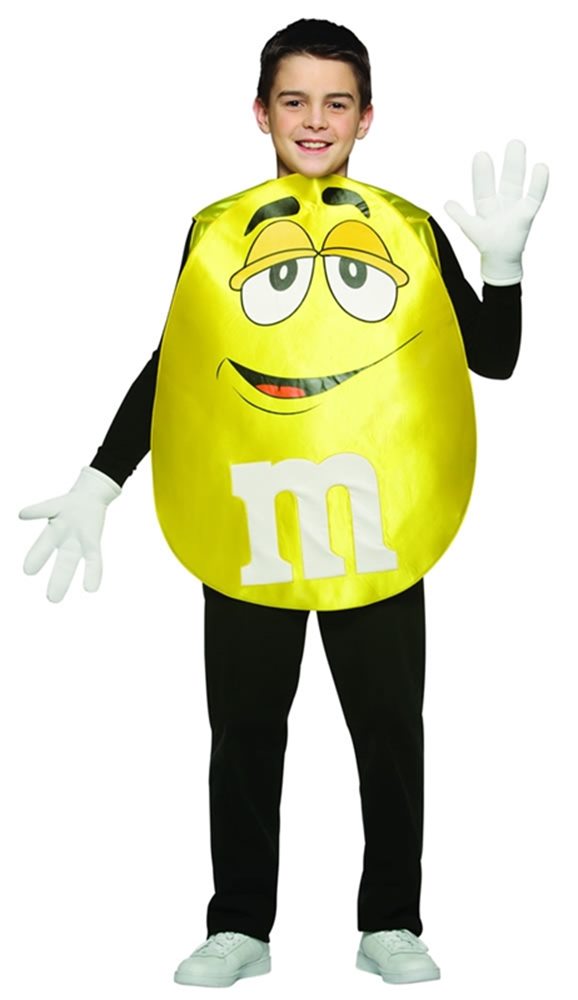 Picture of M&M Poncho Yellow Teen Costume