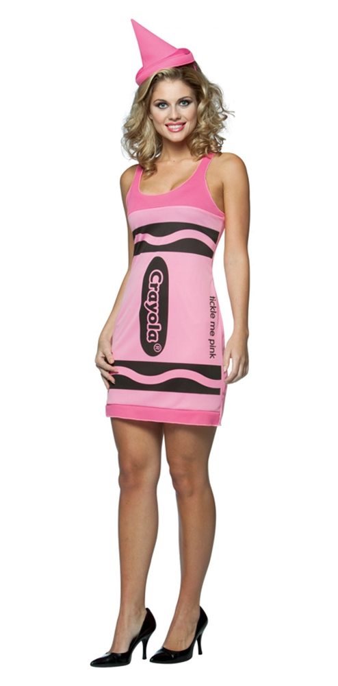 Picture of Pink Crayola Dress Adult Womens Costume