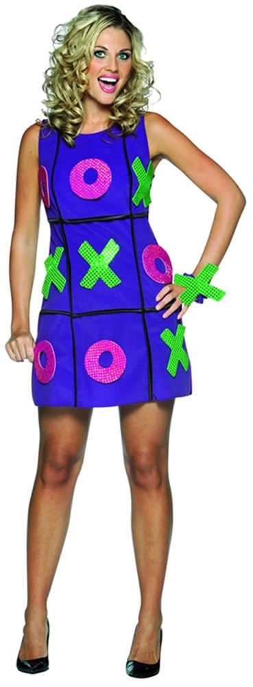 Picture of Tic Tac Toe Dress Adult Womens Costume