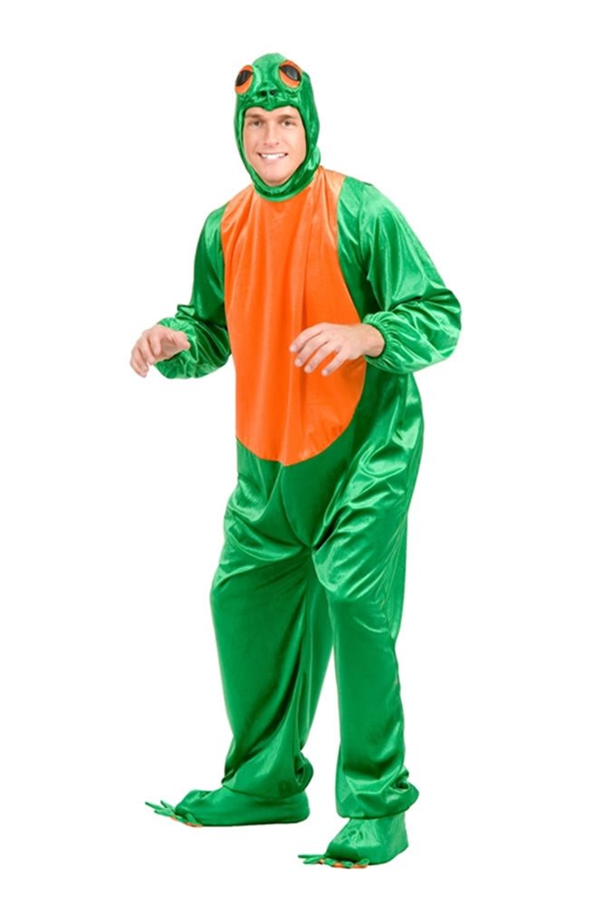 Picture of Frog Jumpsuit Adult Costume