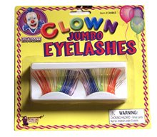 Picture of Jumbo Clown Rainbow Eyelashes