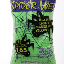 Picture of Green Super Glow Spiderweb 165 Square Feet
