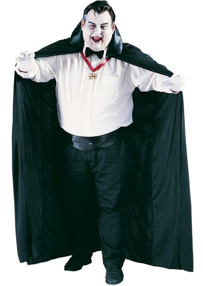 Picture of Dracula Plus Size Adult Mens Cape