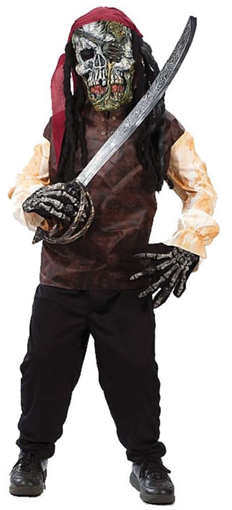 Picture of Skeleton Pirate Child Costume