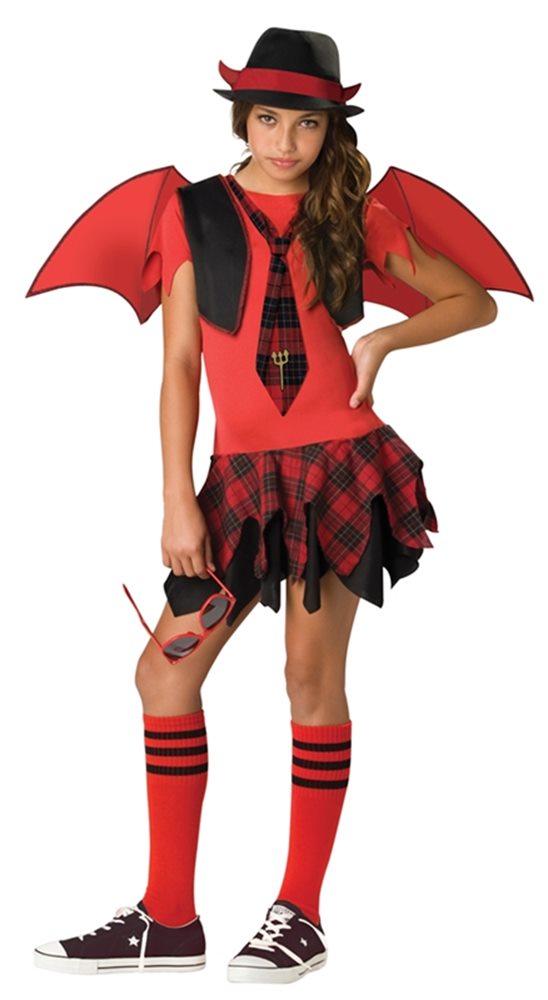 Picture of Delinquent Devil Tween Costume