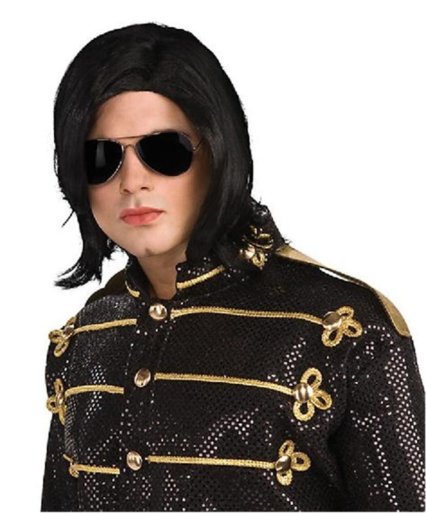 Picture of Michael Jackson Wig with Glasses