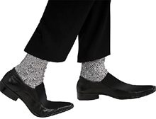 Picture of Michael Jackson Sequin Adult Faux Socks
