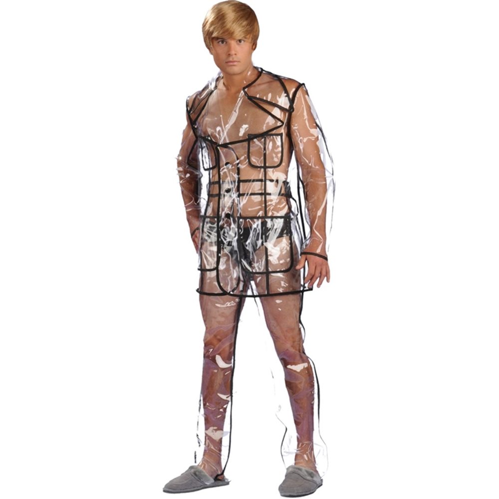 Picture of Bruno Clear Vinyl Suit Adult Mens Costume
