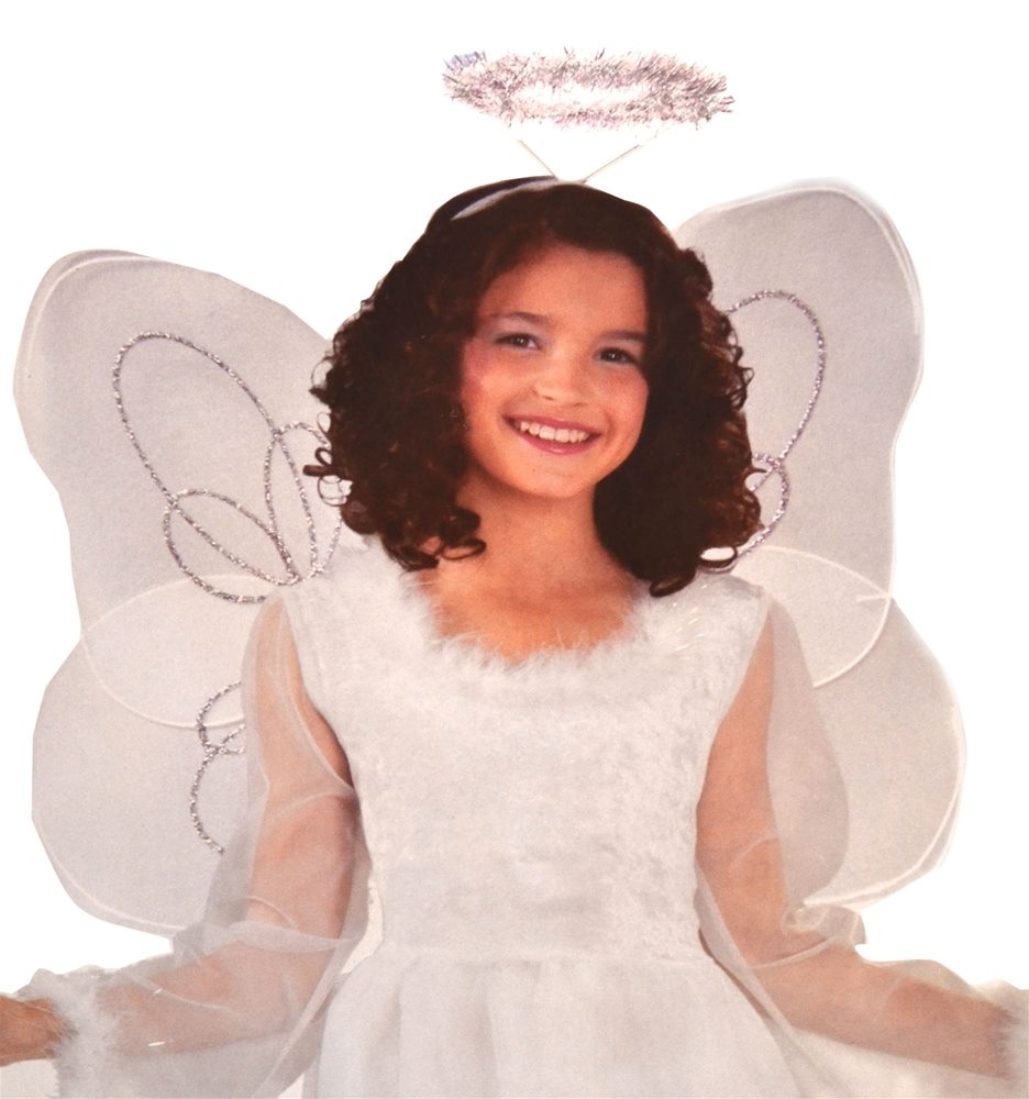 Picture of Marabou Angel Child Wings and Halo Set
