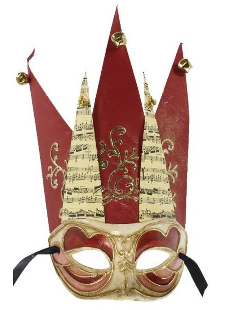 Picture of Jester Adult Mask with Bells