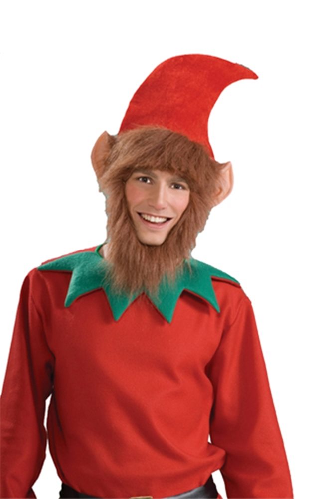 Picture of Elf Hat With Beard & Ears