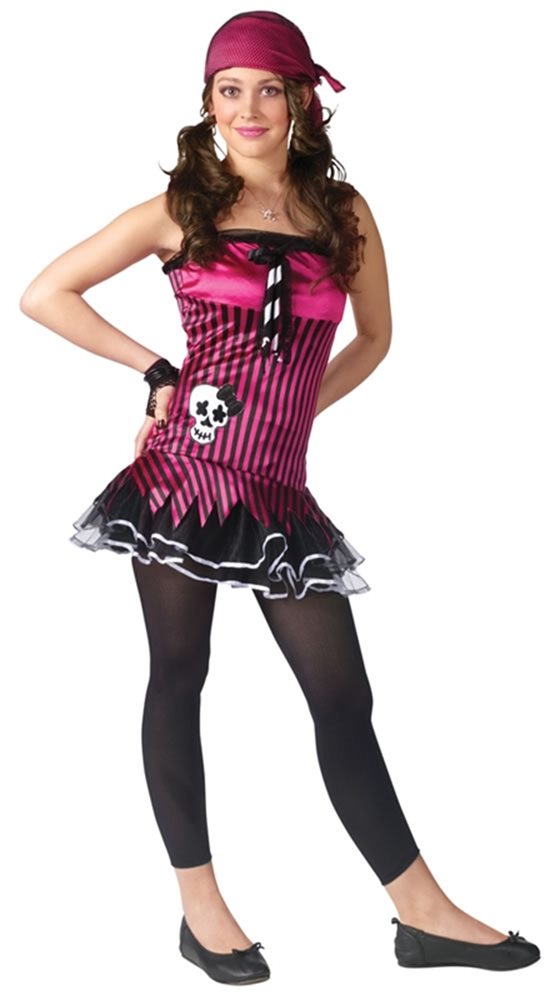Picture of Rockin Skull Pirate Teen Costume