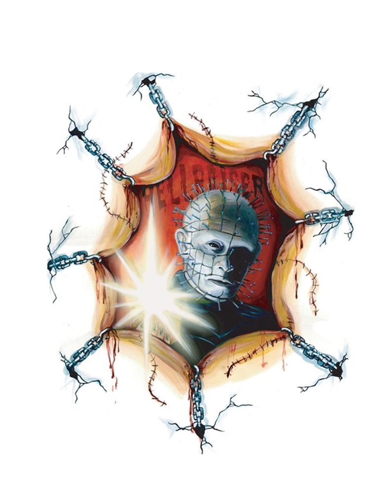 Picture of Pinhead Spooky Scenes Window Cling