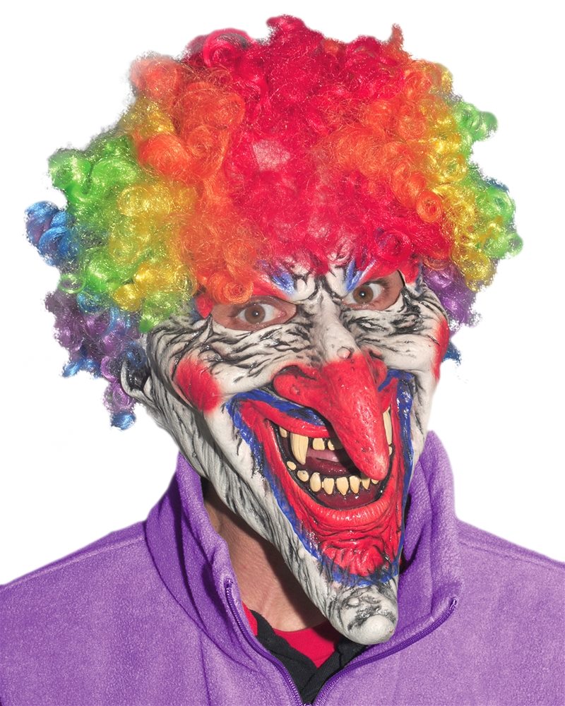 Picture of Dastardly Clown Adult Mask