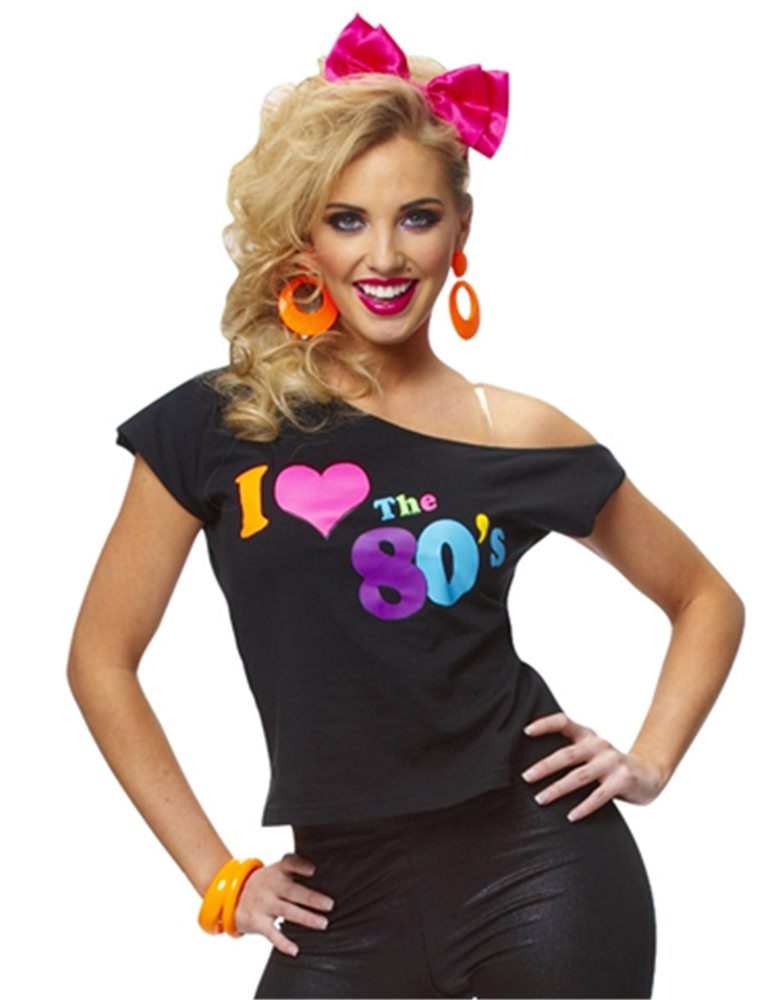 Picture of I Love The 80s Adult Womens T-Shirt