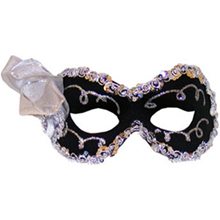 Picture of Black Angelina Adult Mask