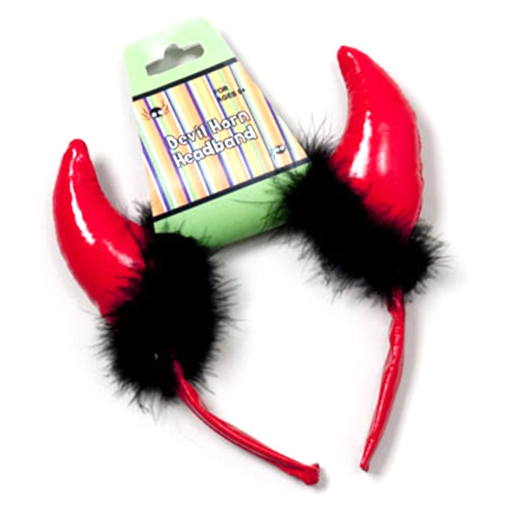 Picture of Devil Horn Headband Red