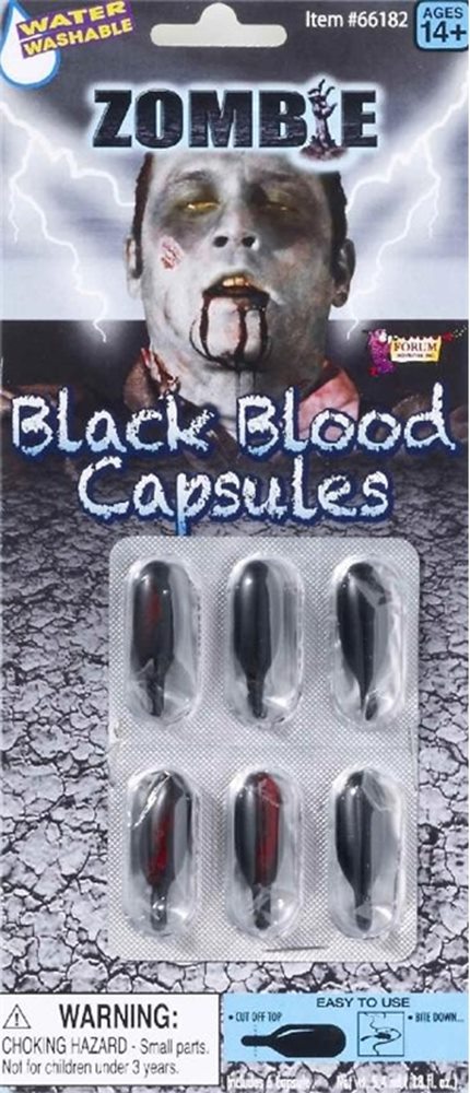 Picture of Zombie Black Blood Capsules