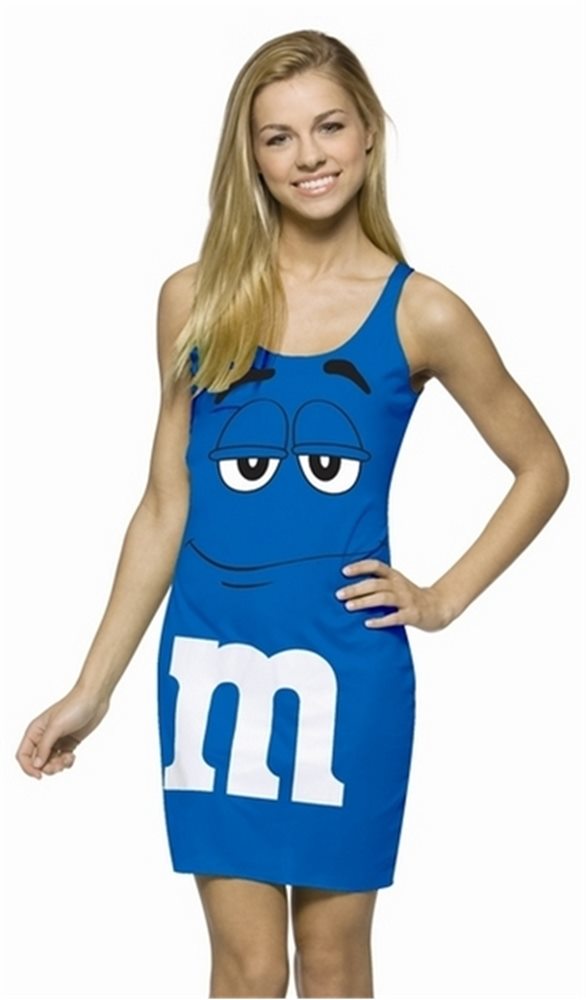 Picture of M&M Blue Dress Teen Costume