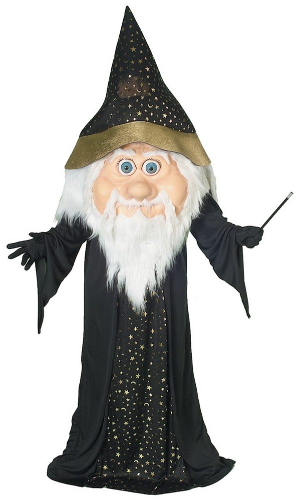 Picture of Wizard Mascot Adult Mens Costume