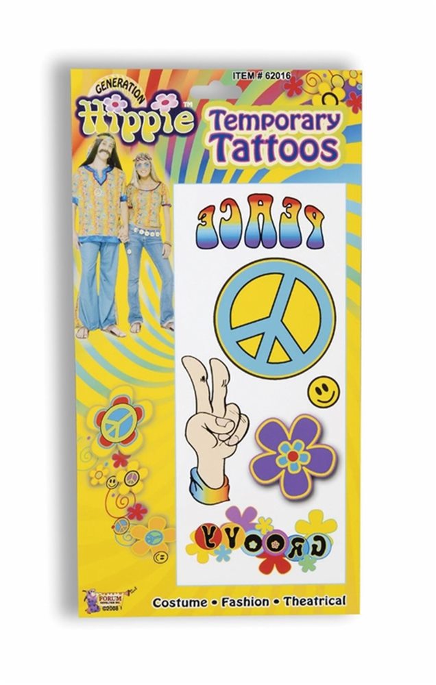 Picture of Hippie Temporary Tattoo's